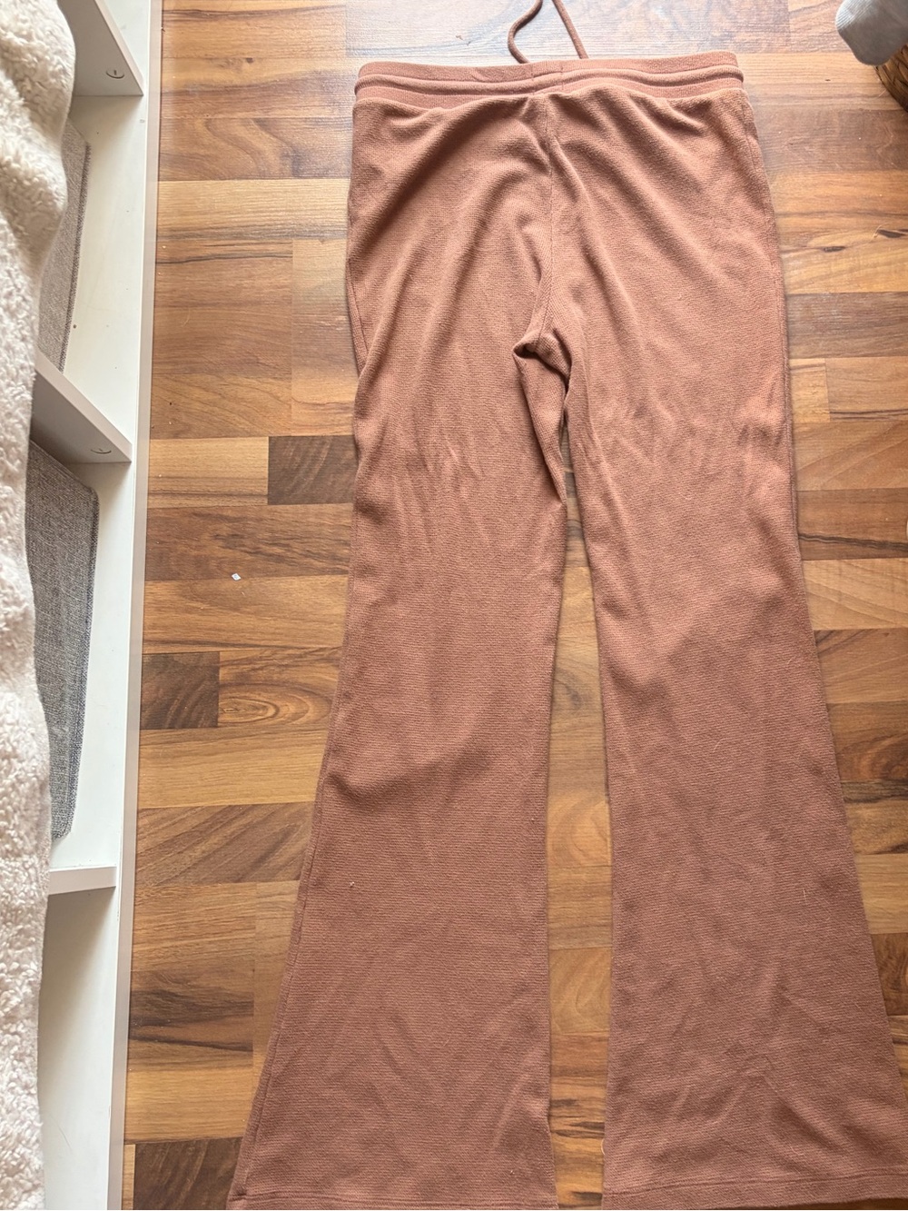 Sunday Best Ribbed Lounge Pants - Rust - Picture 2 of 3